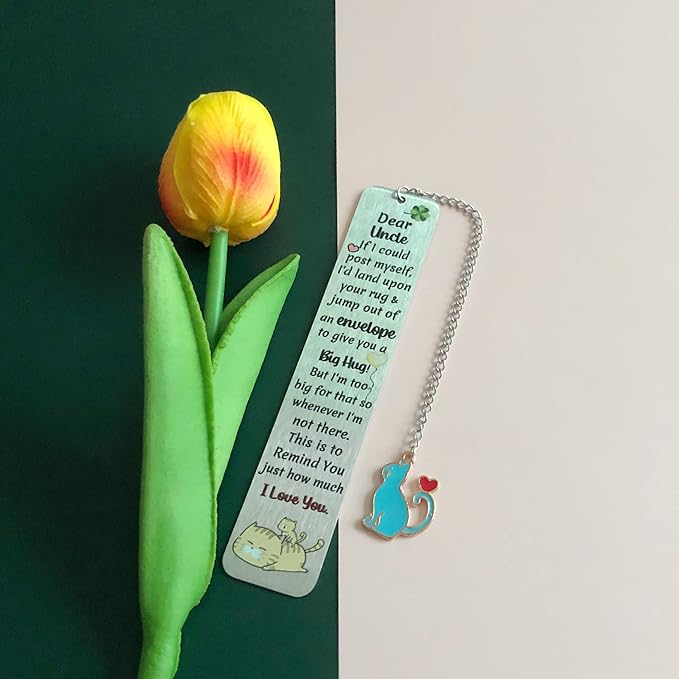 Uncle Bookmarks Bookmark Birthday Present I Love You Happy Retirement Appreciate Funny Love Quotes Engraved Thanksgiving Keepsakes Best Uncle Ever