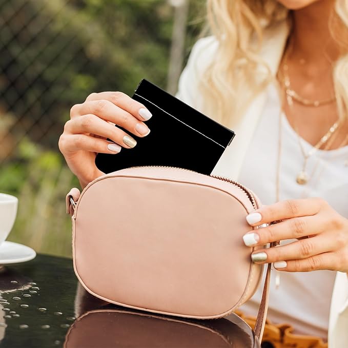 2Pcs PU Leather Small Squeeze Coin Purse Pouch Mini coin Bag Unique And Cute Wallet Cosmetic Bags Change Bag For Women Girls Men （Black