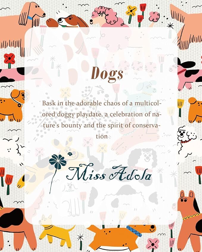 Miss Adola Aesthetic Tote Bag for Girls - with Magnetic Buckle and Zipper Inner Pocket for Women Lady Canvas Cotton Tote Bag