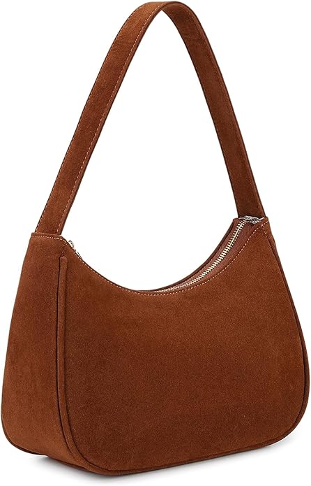 Shoulder Bags for Women, Cute Hobo Tote Handbag Mini Clutch Purse with Zipper Closure