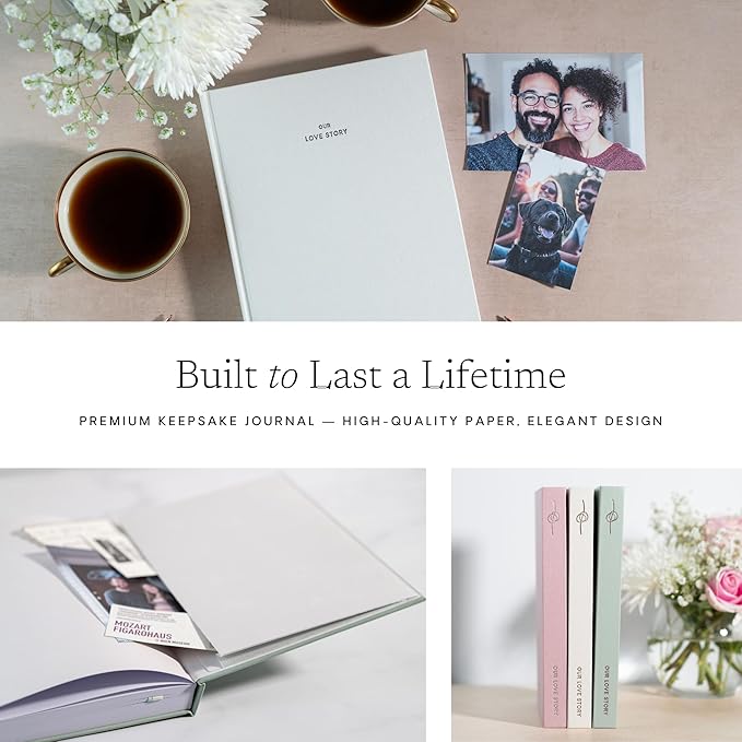 Anniversary Journal: Memory-Focused Valentine’s Day Gift for Couples to Capture the Evolution of Your Love Story, Wedding Memory Book, Couples Journal, & Anniversary Scrapbook - Wedding Registry Gift & Paper