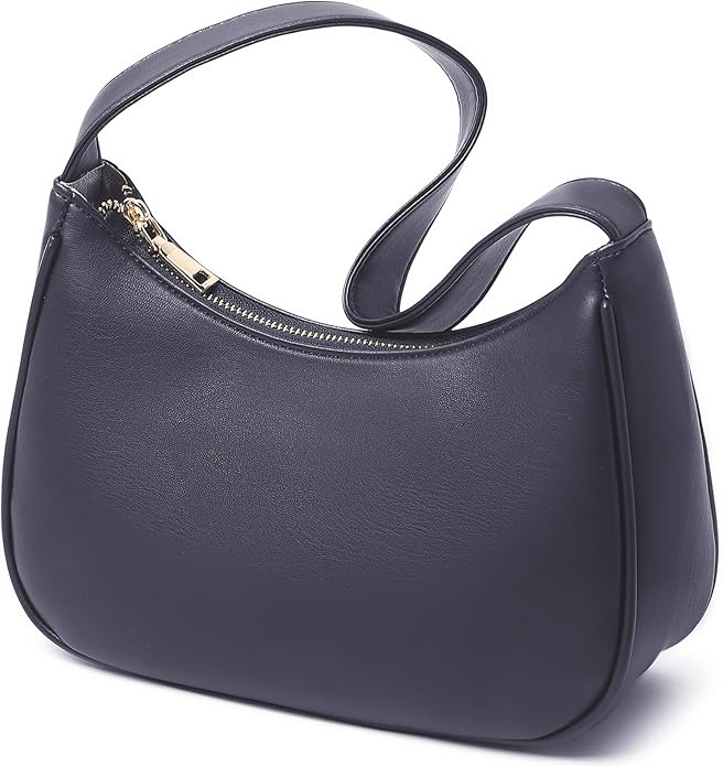 Shoulder Bags for Women, Cute Hobo Tote Handbag Mini Clutch Purse with Zipper Closure