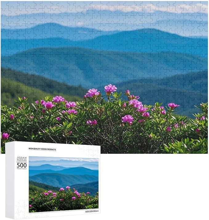 Natural Landscape - 500 Piece Jigsaw Puzzles for Adults，Stress Relieving Game Props Positive Thinking Puzzles Party Entertainment Puzzles for Adults and Teens Toy