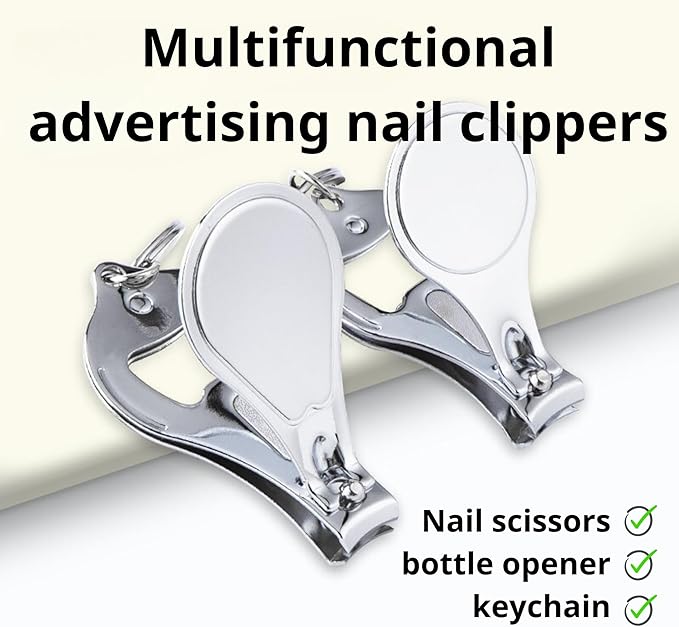 12 PCS Personalized Customizable Color Pictures Baptism Keychains - Custom Nail Clipper and Bottle Opener Key Rings with Organza Gift Bags