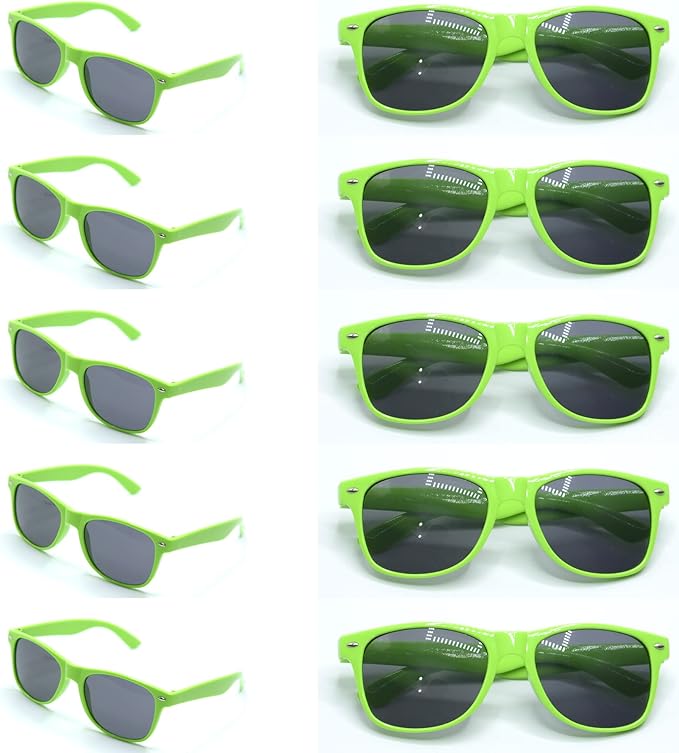80pc Personalized Wedding Sunglasses Bulk for Guests Party Favors,Custom Personalized Logo Sunglasses Womens Men,Wedding Bridesmaid Sunglasses Gifts,Bachelor Party Favors Set （Green）