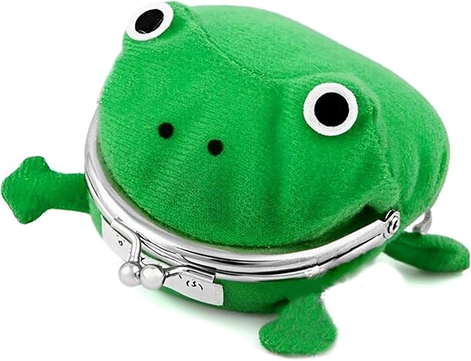 Cosplay Anime Frog Plush Coin Purse Exquisite Compact Cute Mini Wallet