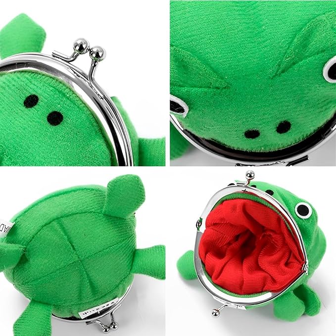 Cosplay Anime Frog Plush Coin Purse Exquisite Compact Cute Mini Wallet