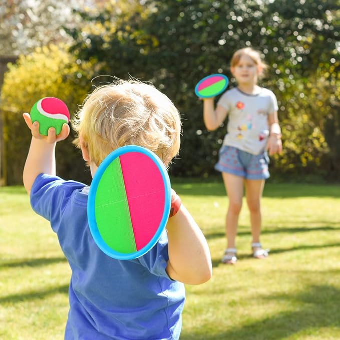 EVERICH TOY Upgraded Toss and Catch Ball Game Set, Outdoor Games for Kids Toys, Stocking Stuffers for Family Games, Beach Pool Yard Christmas Toys Birthday Gifts for Boys Girls 3 4 5 6 7 8-12 Year Old