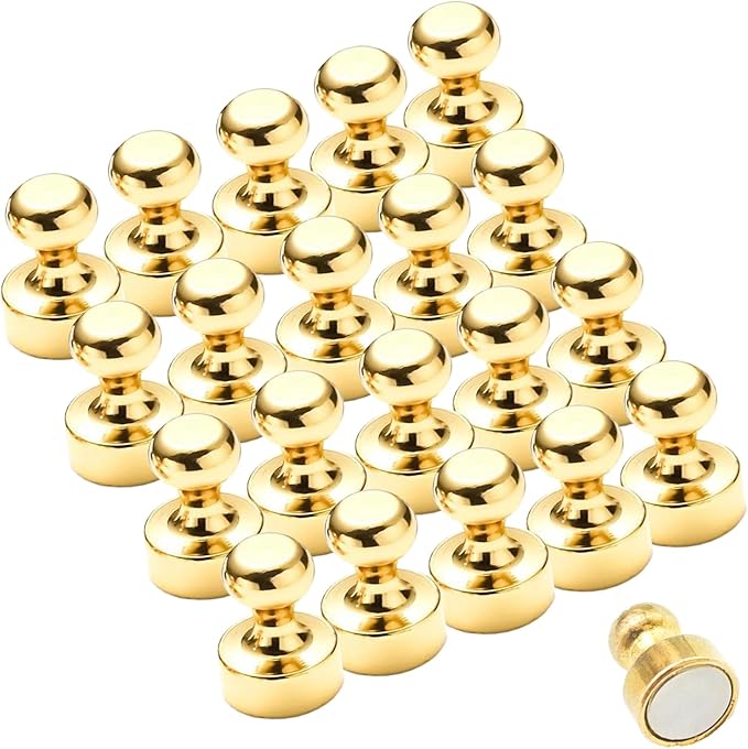 Fridge Magnet, 20Pcs Blonde Refrigerator Magnets, Small and Strong Magnets for Whiteboard, Office, Classroom, Map, Kitchen Accessories, Office Accessories, Locker Accessories, Map Decorative