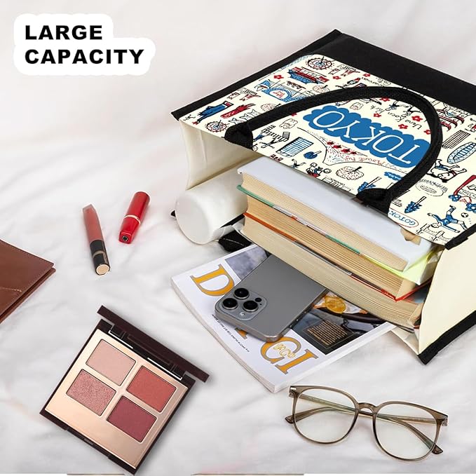 Tokyo Capetown Dubai Rome Amsterdam Vancouver Sydney London Bali Philadelphia Gifts for Women Canvas Tote Bag