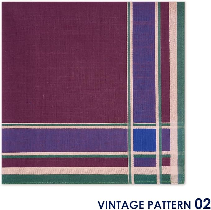 Selected Hanky 100% Cotton Handkerchiefs for Men