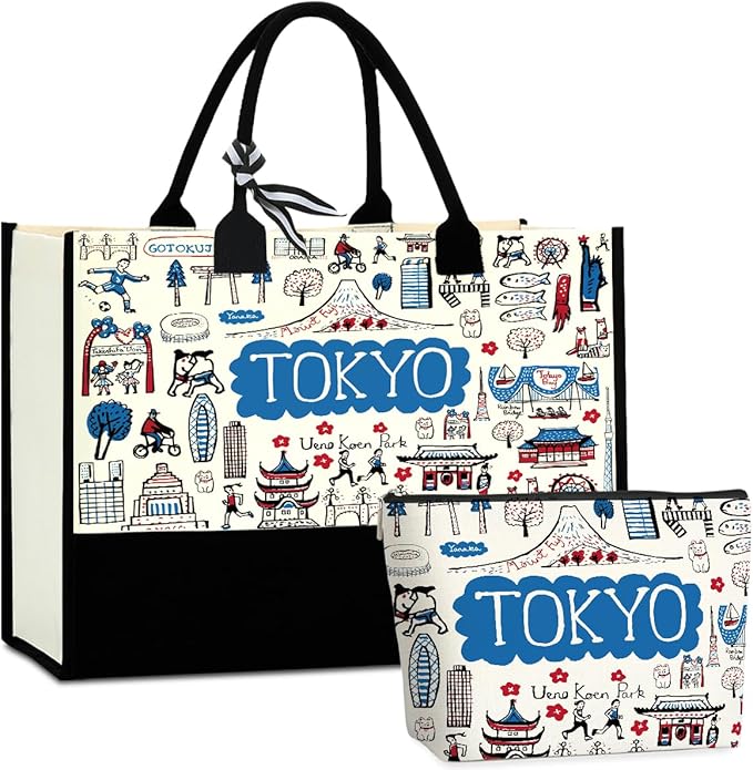Tokyo Capetown Dubai Rome Amsterdam Vancouver Sydney London Bali Philadelphia Gifts for Women Canvas Tote Bag