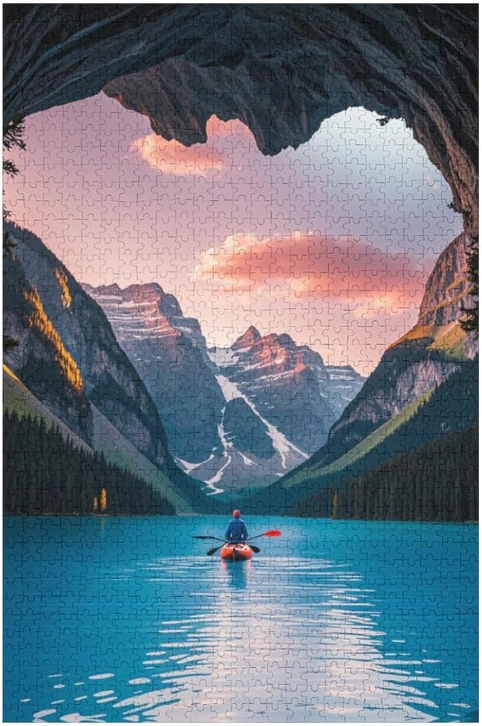 Wooden Puzzle - Follow Your Heart Jigsaw Puzzles，Wooden Puzzles for Adults 1000 Pieces Unique Gifts for Wall Art，Challenge Puzzles，Educational Games，Family Puzzles