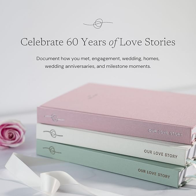 Anniversary Journal: Our Love Story – Memory-Focused Valentine’s Day Gift for Couples to Capture the Evolution of Your Love Story, Wedding Memory Book, Couples Journal, & Anniversary Scrapbook - Wedding Registry Gift & Paper