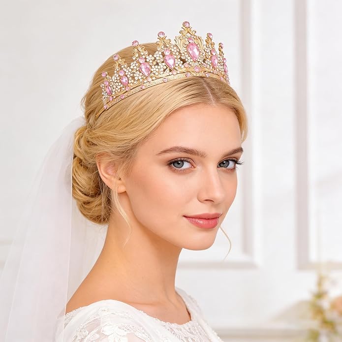 Tiaras Crown for Women, Queen Crown, Bridal for Tiaras Headband Wedding, Birthday Party Prom Princess Crystal Crowns Hair Accessories