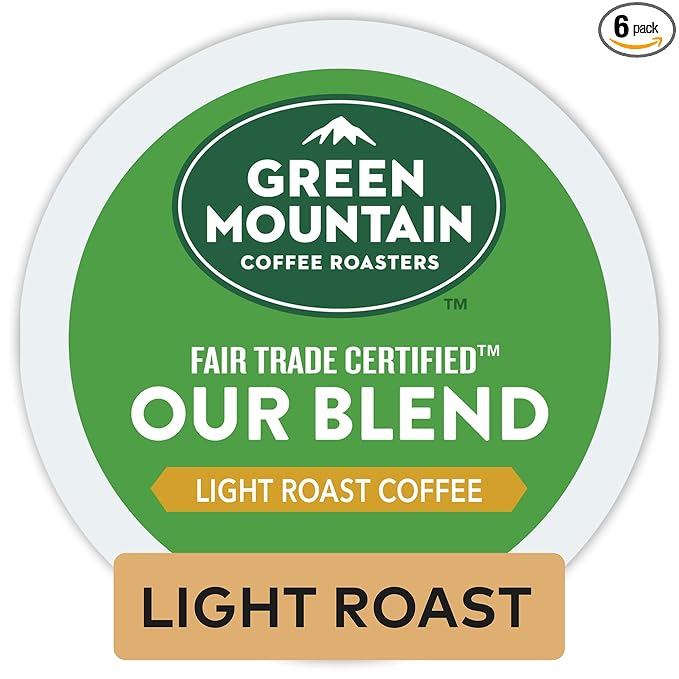 Green Mountain Coffee Roasters Our Blend, Single-Serve Keurig K-Cup Pods, Light Roast Coffee, 72 Count