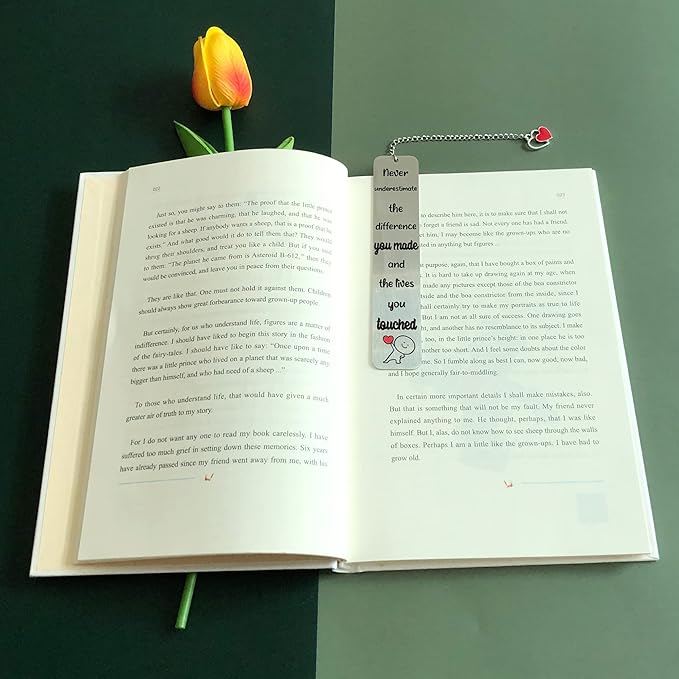 Bookmarks Teachers Day Thank You Gifts Bookmark Appreciate Dad Mum Grandma Grandpa Birthday Present Auntie Uncle Thanks Happy Retirement Master Teacher Christmas Keepsakes (Never Underestimate)
