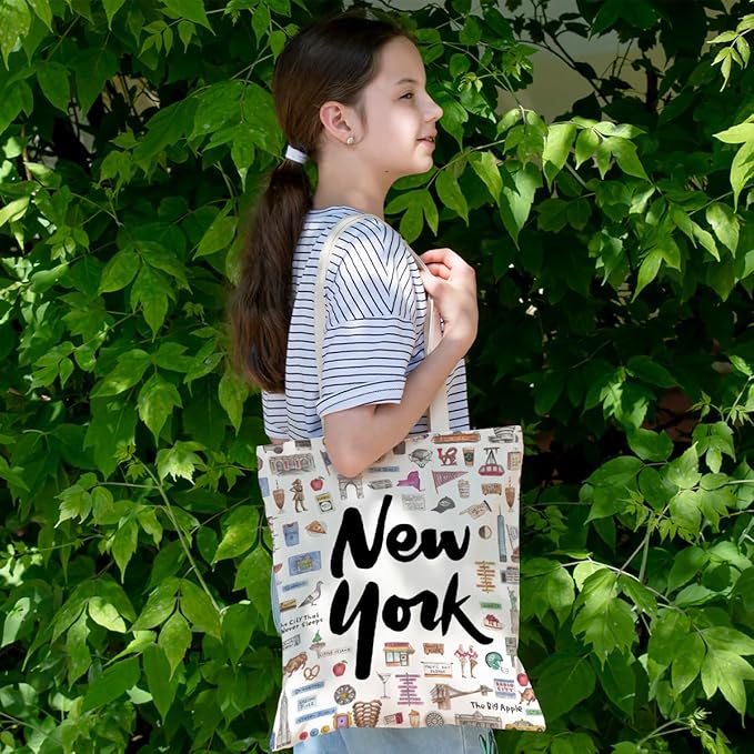 New York Paris Chicago Nashville Italy Los Angeles Las Vegas Lover Gifts Tote Bag Beach Bag Travel Gift