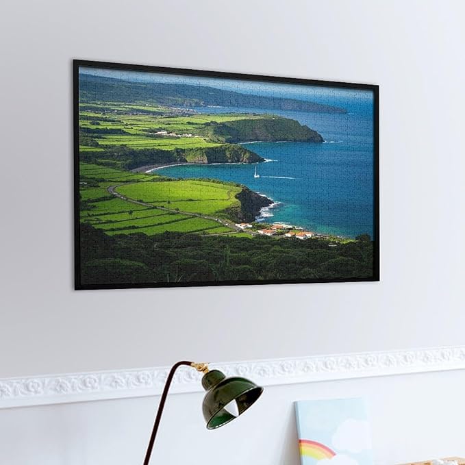 Miguel Island Azores Portugal - 1000 Piece Jigsaw Puzzles for Adults，Stress Relieving Game Props Positive Thinking Puzzles Party Entertainment Puzzles for Adults and Teens Toy