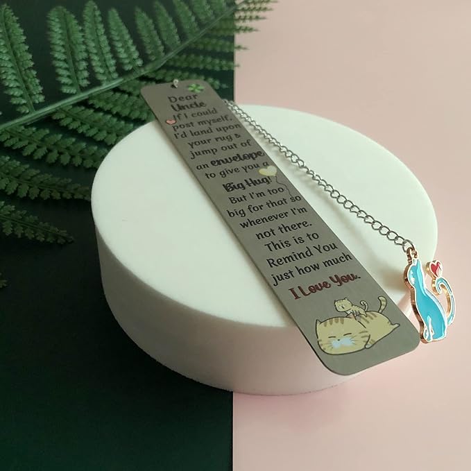Uncle Bookmarks Bookmark Birthday Present I Love You Happy Retirement Appreciate Funny Love Quotes Engraved Thanksgiving Keepsakes Best Uncle Ever