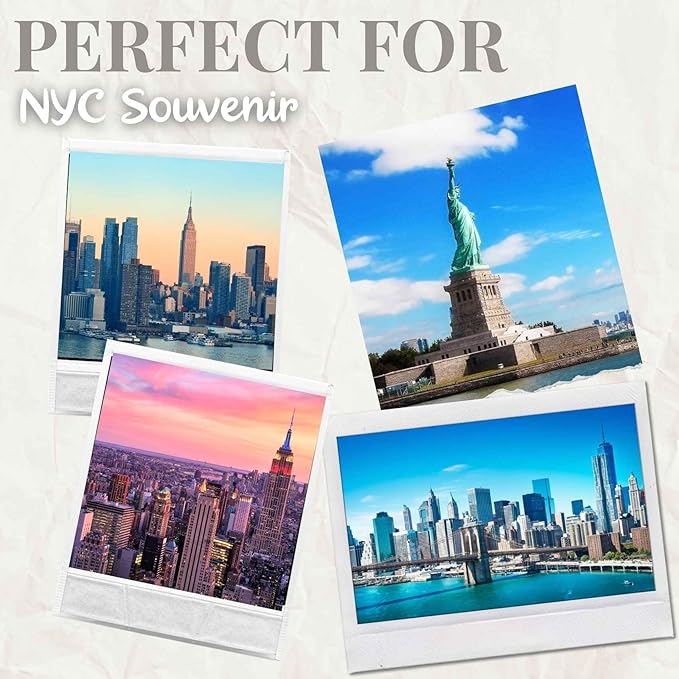 Onebttl New York City Skyline Gifts, NYC Gifts for NYC Lovers, Skyline Map 20oz Stainless Steel Tumblers with Lids and Straws, Perfect for Birthday & Christmas