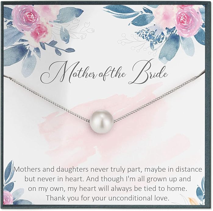 Mother of The Groom & Bride Gift for Future Mother in Law & Bonus Sister Necklace