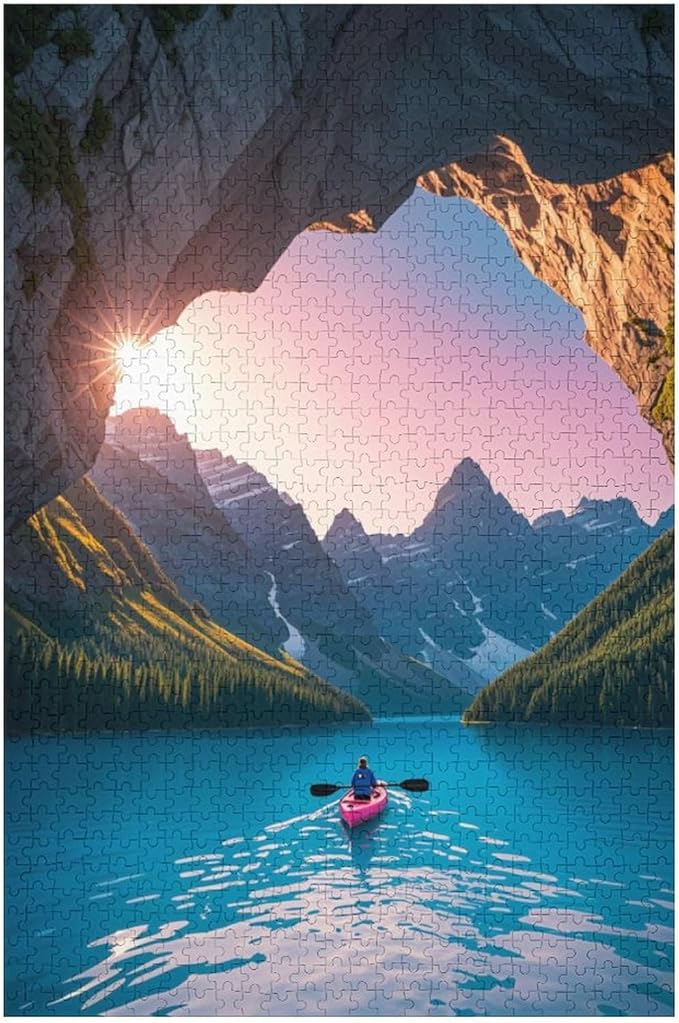 Wooden Puzzle - Follow Your Heart Jigsaw Puzzles，Wooden Puzzles for Adults 1000 Pieces Unique Gifts for Wall Art，Challenge Puzzles，Educational Games，Family Puzzles