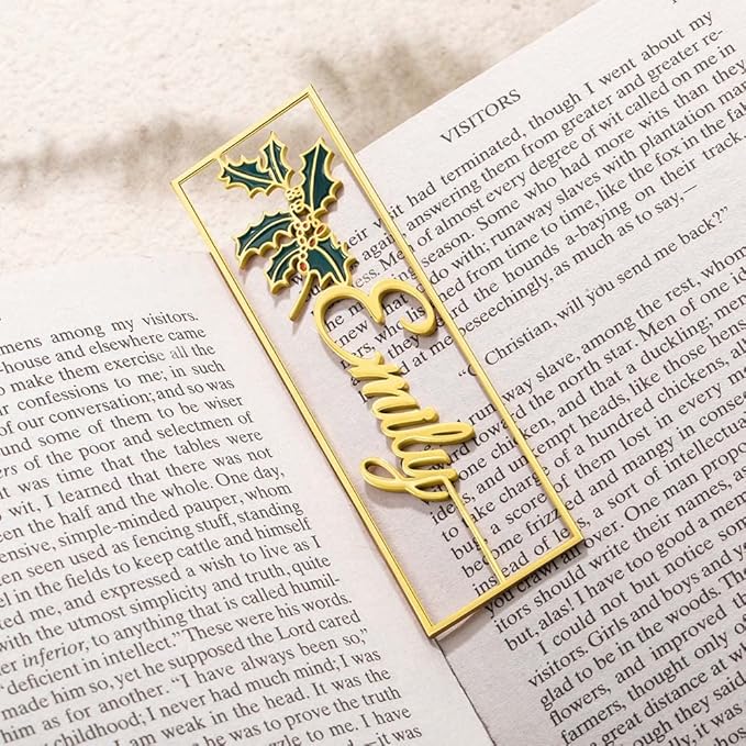 Handcrafted Personalized Bookmark Book Markers with Colorful Birthday Flower Custom 21st Birthday Gifts for Women Bookmark for Reading Lovers