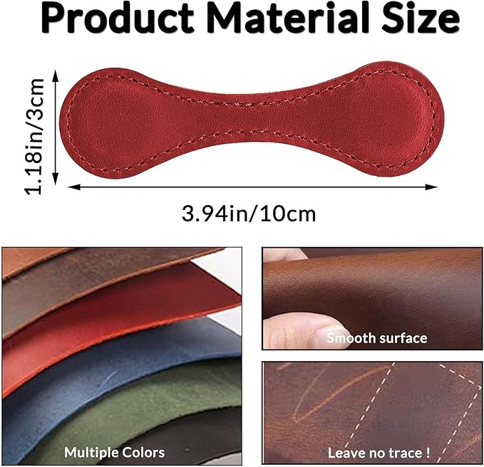Magnetic Leather Bookmark with 26 Initial for Reading Women,Personalized Magnet Book Marks Gifts for Men,Book Lovers (Dark Brown, Q)