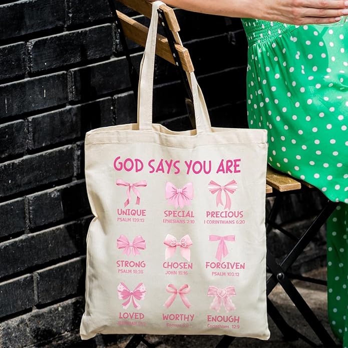 Canvas Tote Bag Gift - Funny Reusable Cloth Bags Vintage Totes Gifts for Women Shopping Grocery Lover Books Reader