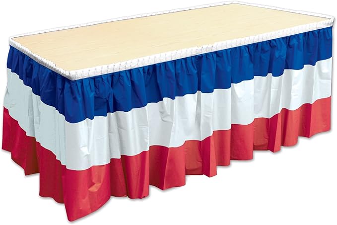 Beistle Patriotic Table Skirting
