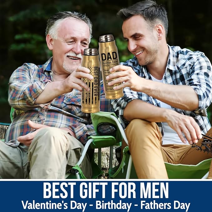 Gifts for Dad – Christmas, Xmas, Birthday Gift, Best Dad Ever Gift for Fathers Day, 17oz American Flag Tumbler, Thoughtful Present from Daughter, Son, for Husband from Wife