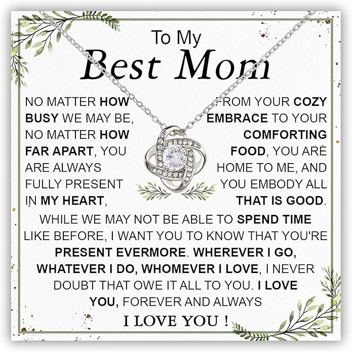To My Mom Necklace, To My Badass Mom Necklace, To My Loving Mom Necklace From Son, Mother Daughter Necklace Gifts for Mom, Mothers Day Necklace Gift For Mom, Best Necklace Gifts For Mom