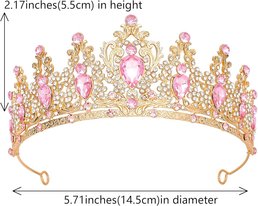 Tiaras Crown for Women, Queen Crown, Bridal for Tiaras Headband Wedding, Birthday Party Prom Princess Crystal Crowns Hair Accessories