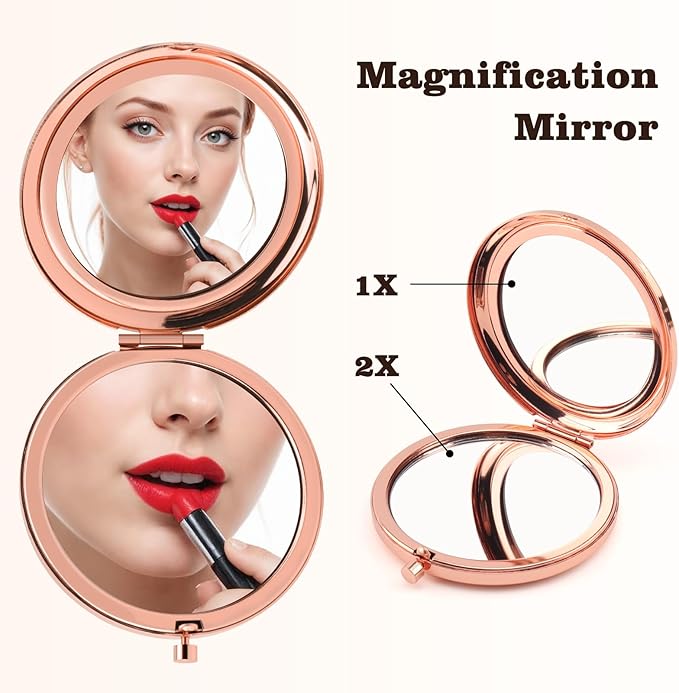 Paris Travel Gifts Compact Mirrors Paris Themed Souvenirs Gift Travel Lover Gifts Paris City Themed Souvenirs for Women Travelers Girls Friends France Lovers Birthday Gift Folding Makeup Mirror