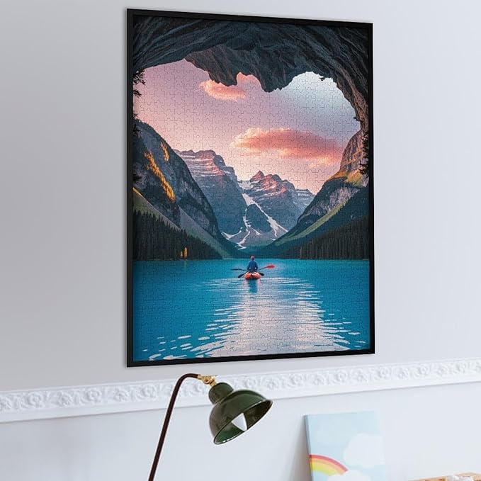 Wooden Puzzle - Follow Your Heart Jigsaw Puzzles，Wooden Puzzles for Adults 1000 Pieces Unique Gifts for Wall Art，Challenge Puzzles，Educational Games，Family Puzzles