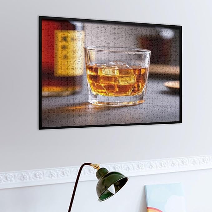 Liquor Alcohol Spirits Drink Whiskey - 500 Piece Jigsaw Puzzles for Adults，Stress Relieving Game Props Positive Thinking Puzzles Party Entertainment Puzzles for Adults and Teens Toy