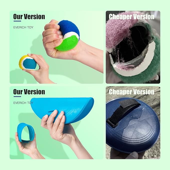 EVERICH TOY Upgraded Toss and Catch Ball Game Set, Outdoor Games for Kids Toys, Stocking Stuffers for Family Games, Beach Pool Yard Christmas Toys Birthday Gifts for Boys Girls 3 4 5 6 7 8-12 Year Old