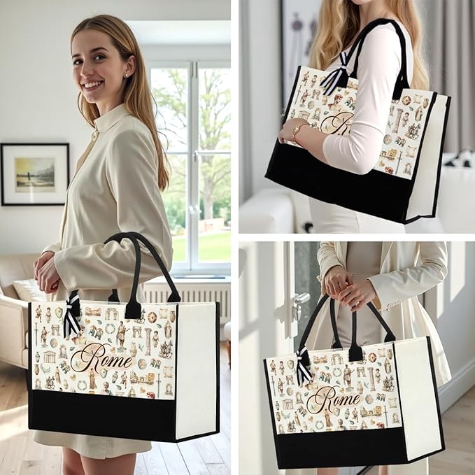 Tokyo Capetown Dubai Rome Amsterdam Vancouver Sydney London Bali Philadelphia Gifts for Women Canvas Tote Bag