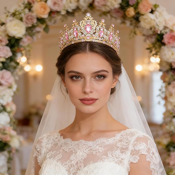 Tiaras Crown for Women, Queen Crown, Bridal for Tiaras Headband Wedding, Birthday Party Prom Princess Crystal Crowns Hair Accessories