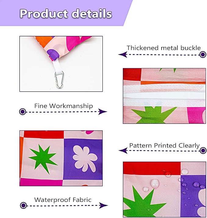 LOLOMLO 6 Pack Eco-Friendly Reusable Grocery Bags Lightweight Durable Washable Shopping Tote Foldable Outings Storage Pouch