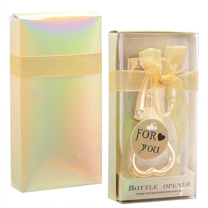 Set of 12 Creative Bottle Openers for 70th Birthday Party Favors or 70th Wedding Anniversary Party Gifts 70 Birthday Party Favors Souvenirs Decorations for Guests (12, Gold 70th)