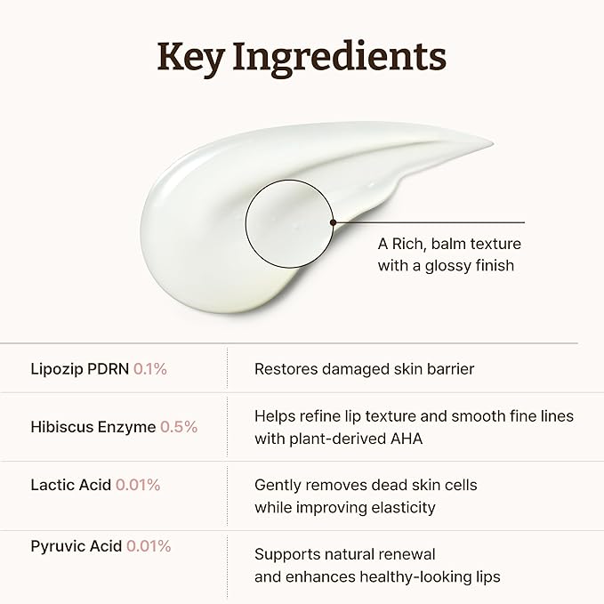 Dr. Reju-All Advanced PDRN Rejuvenating Lip Serum – Hydrating Lip Balm with Lipozip PDRN for Glowy, Dewy Lips – Gentle Excoliating & Smoothing Lip Moisturizer – Hibiscus & Lactic Acid – 0.3 Fl Oz