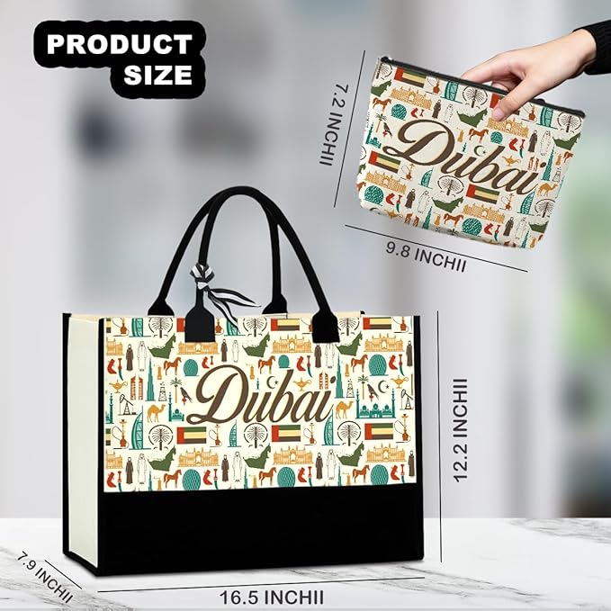 Tokyo Capetown Dubai Rome Amsterdam Vancouver Sydney London Bali Philadelphia Gifts for Women Canvas Tote Bag