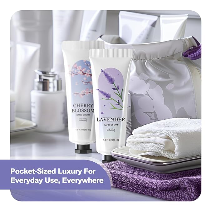 spa luxetique 20 Pack Hand Cream Gifts Stocking Stuffers for Women Hand Lotion for Dry Cracked Travel Size Mini Moisturizing Lotion Appreciation Christmas Gifts for Her 20 x 1.0 oz/30ml