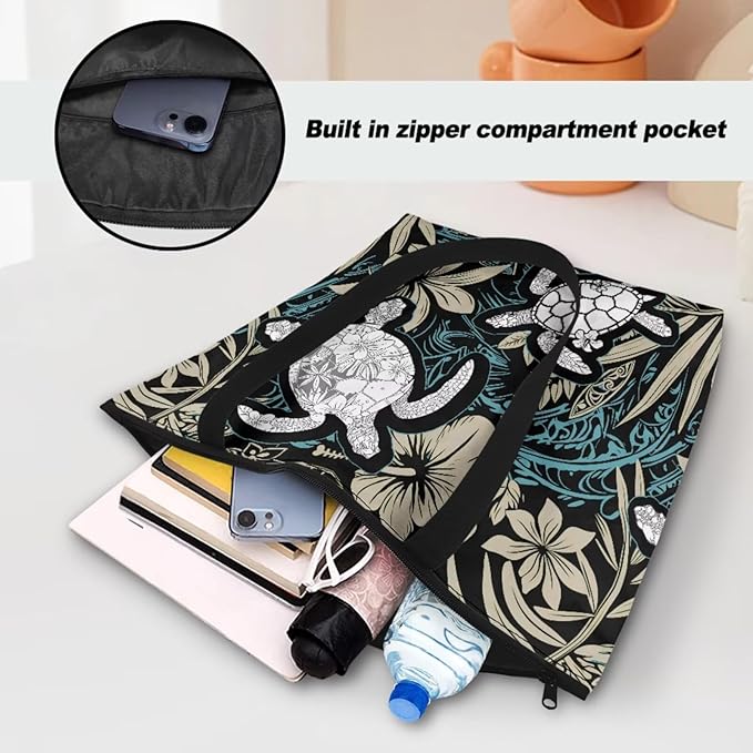 Cartoon Animal Printed DIY Coloring Tote Bag Waterproof Paper Handbags for Women Large Travel Shoulder Bags Purses