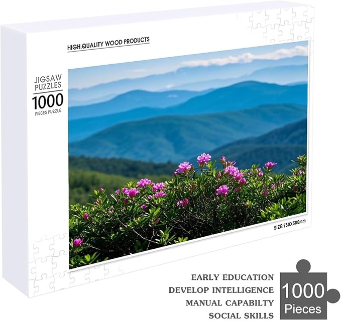 Natural Landscape - 1000 Piece Jigsaw Puzzles for Adults，Stress Relieving Game Props Positive Thinking Puzzles Party Entertainment Puzzles for Adults and Teens Toy