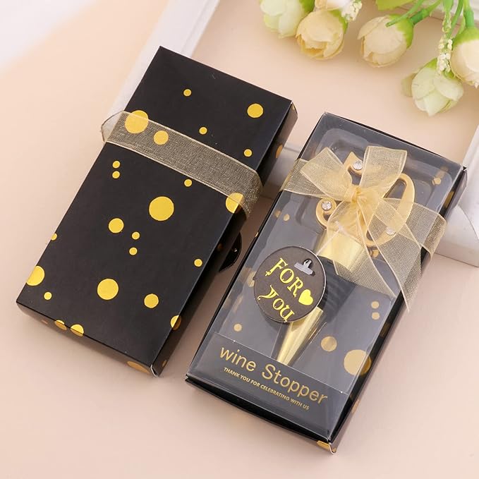24 Pack 50th Birthday Party Favors For Guests 50 Years Old Wine Bottle With Gift Box For 50th Wedding Party Favor Souvenirs Decoration