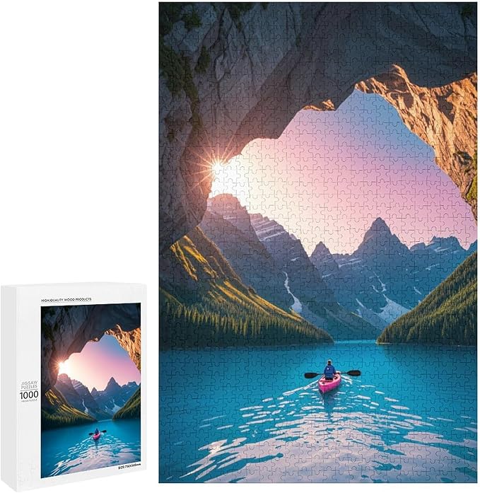 Wooden Puzzle - Follow Your Heart Jigsaw Puzzles，Wooden Puzzles for Adults 1000 Pieces Unique Gifts for Wall Art，Challenge Puzzles，Educational Games，Family Puzzles