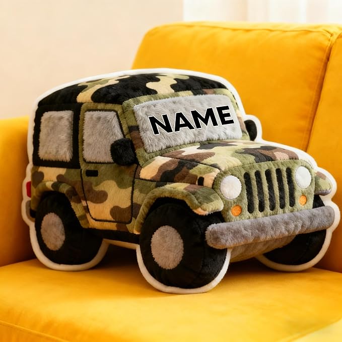 WERWAES Custom Pillow – Personalized Funny Gift for Men & Women, Car Music Pet Theme, Perfect for Birthday Party or Christmas Decorations, Bedroom or Sofa Cushion